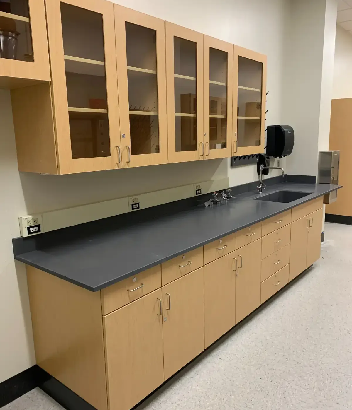 Plastic Laminate Classroom Cabinets - OnePointe Solutions
